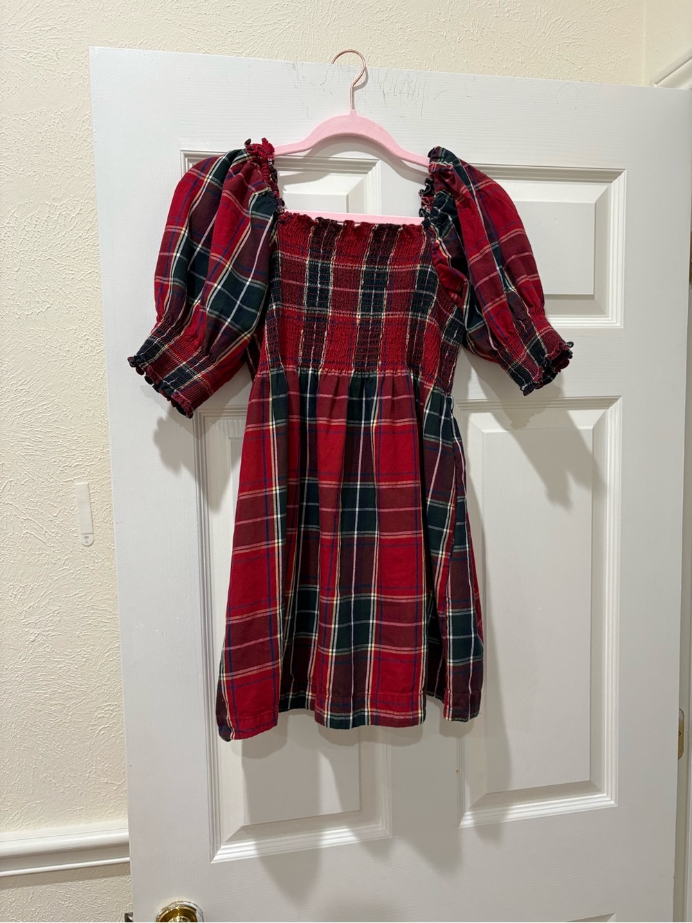 Hill House Red Plaid Nap Dress